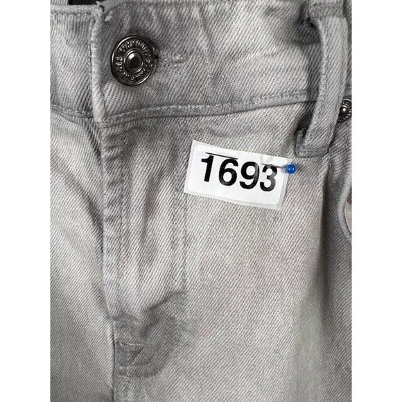 7 For All Mankind Jeans Men's 34x32 Gray Paxtyn Tapered Light Wash - Picture 9 of 9